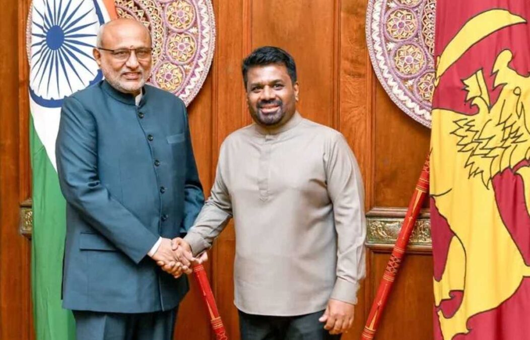 ජනපති අනුර හමුවූ ඉන්දීය උප ජනපති