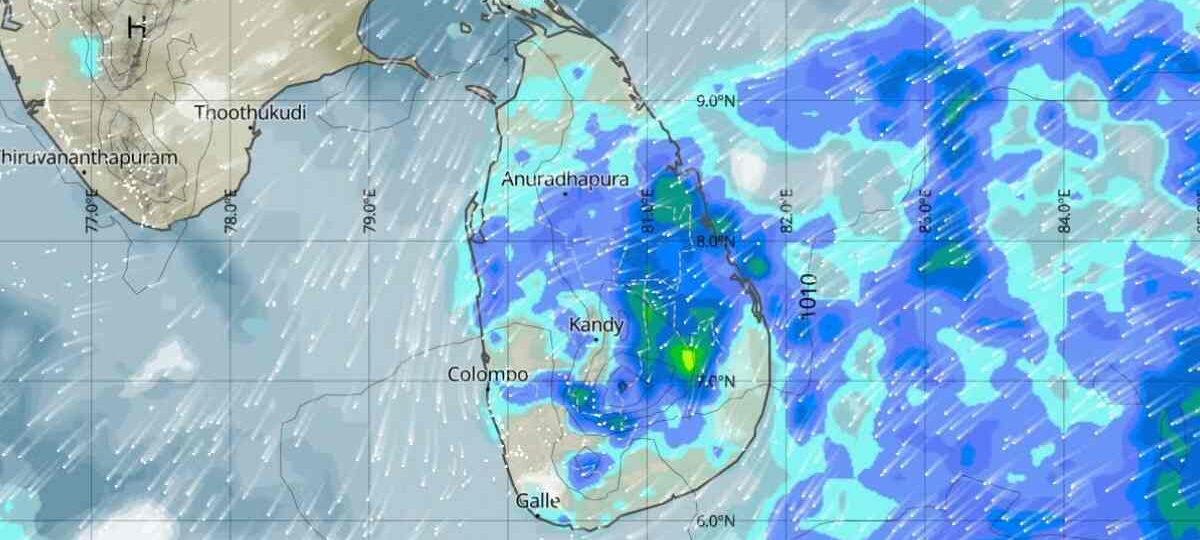 දිස්ත්‍රික්ක රැසකට මි.මී 200ට වැඩි තද වැසි.. අනතුරු අඟවයි