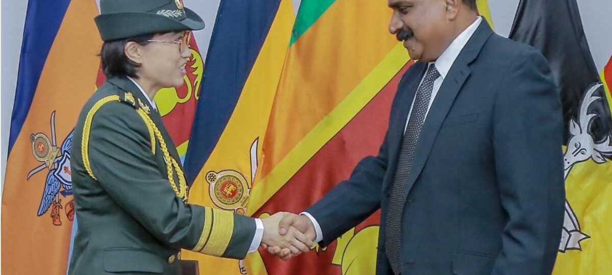 චීන ආරක්ෂක උපදේශක නියෝජ්‍ය ඇමති හමුවෙයි