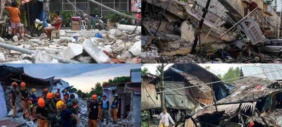 පිලිපීන භූකම්පනයෙන් මියගිය ගණන ඉහළ⁣ට