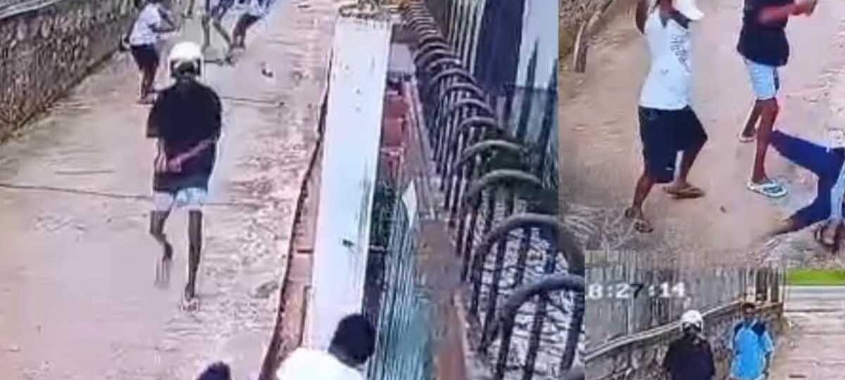 රුපියල් 100ක් ඉල්ලා සිසුන්ට පහරදුන් චන්ඩි අත්අඩංගුවට